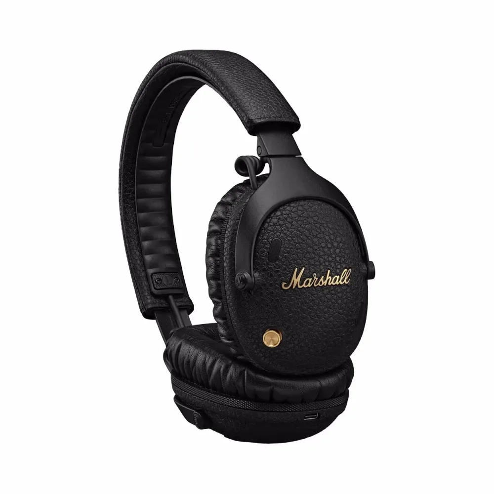 Marshall Monitor III ANC Black - Over-Ear, Bluetooth, Noise Cancelling Handy Headset – Over Ear Kopfhörer/On Ear Kopfhörer – schwarz