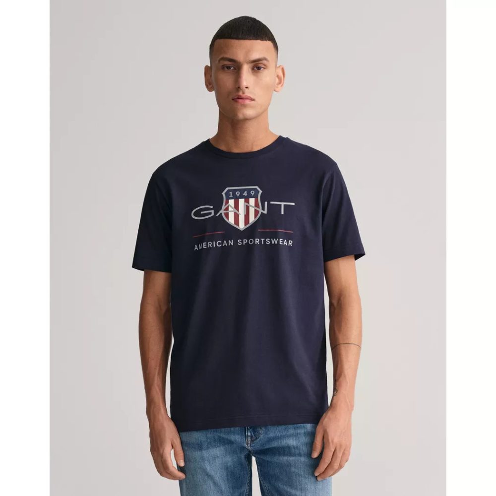 Gant T-Shirt »REG ARCHIVE SHIELD SS T-SHIRT«, mit Logodruck auf der Brust