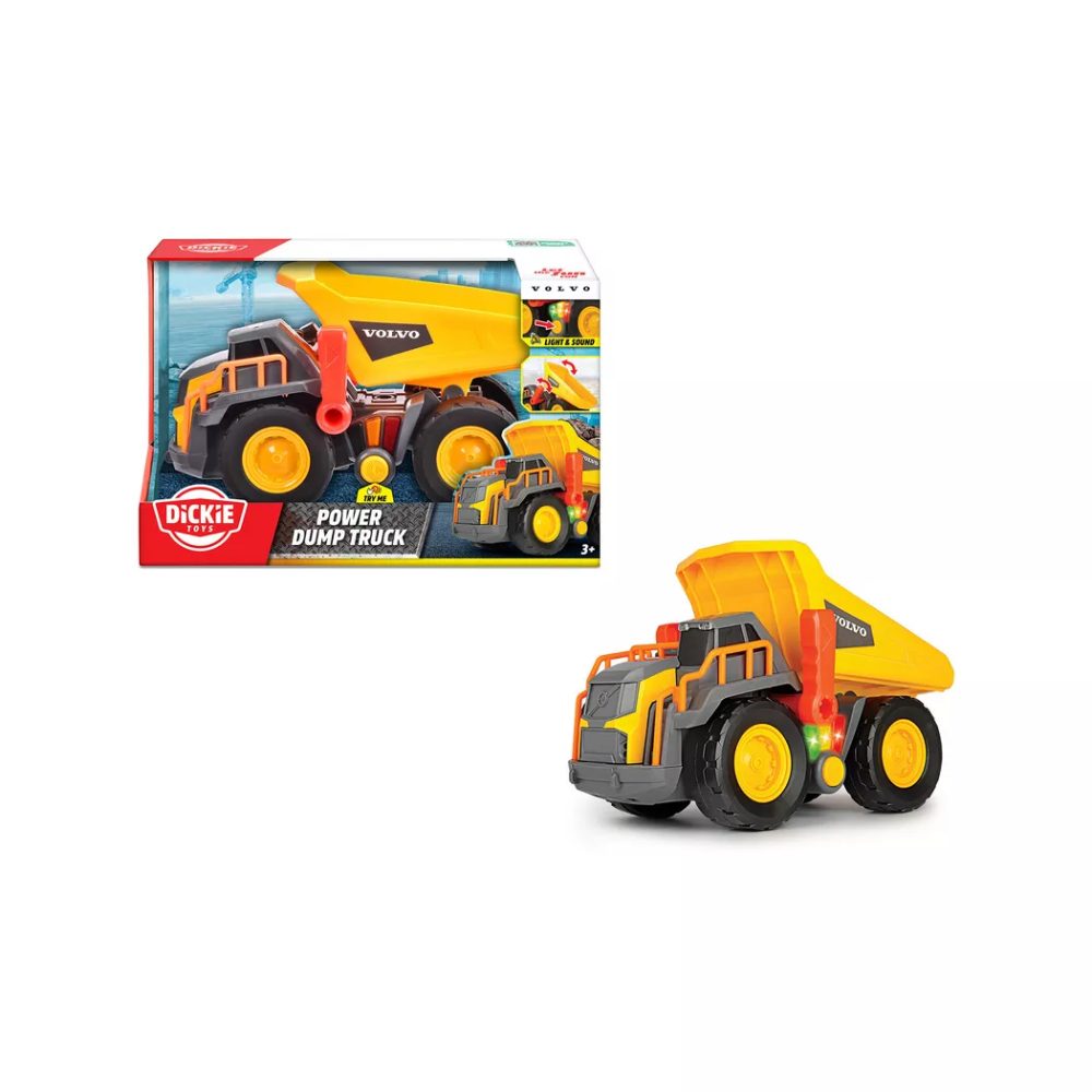 Dickie Toys Spielzeug-LKW »Volvo Power Dump Truck«, mit Licht und Sound