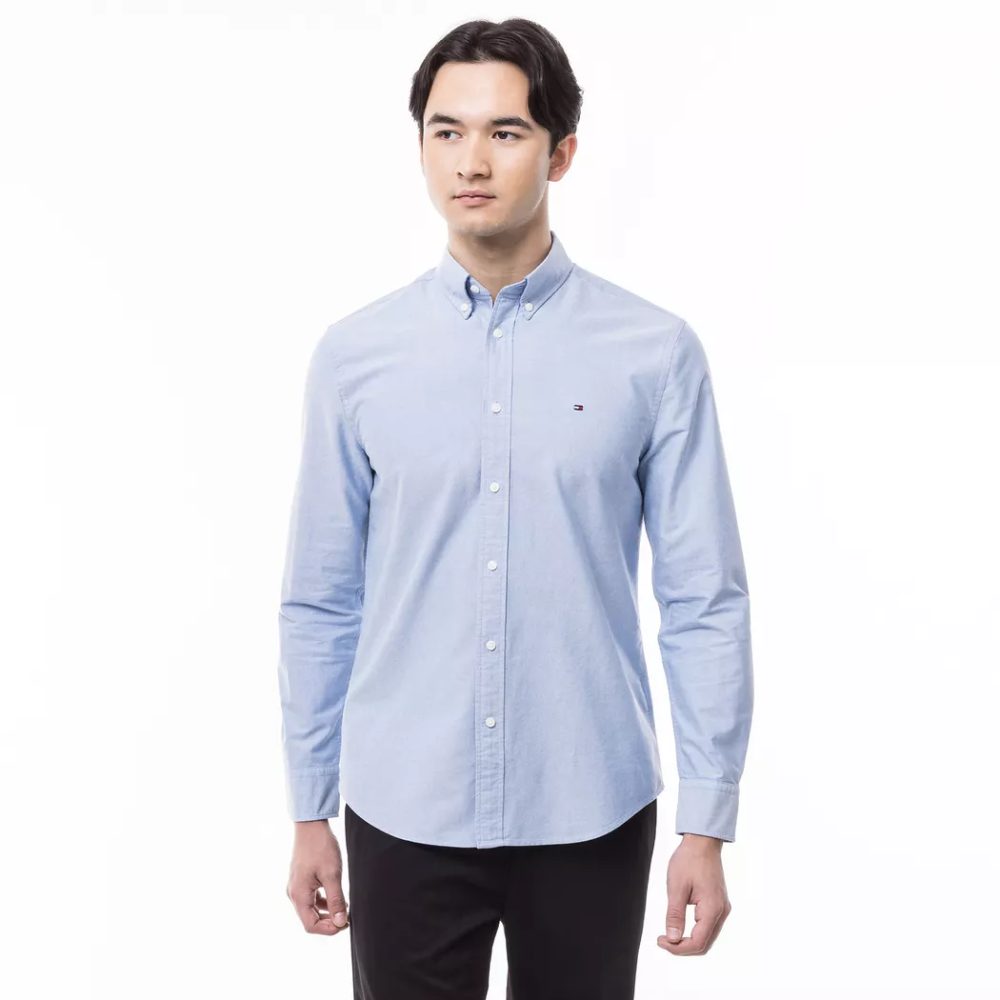 Tommy Hilfiger - Hemd, langarm, für Herren, Blau, Größe M