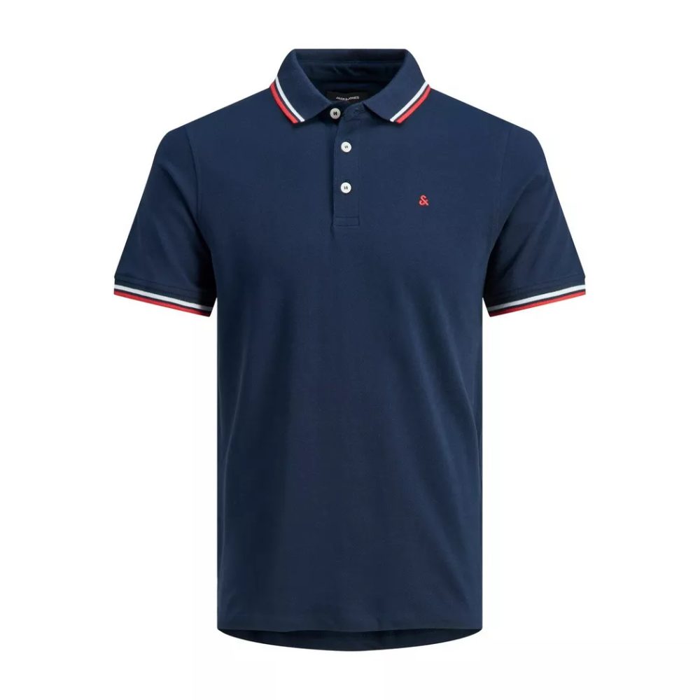 Jack & Jones - JACK & JONES - Poloshirt - Marinblau