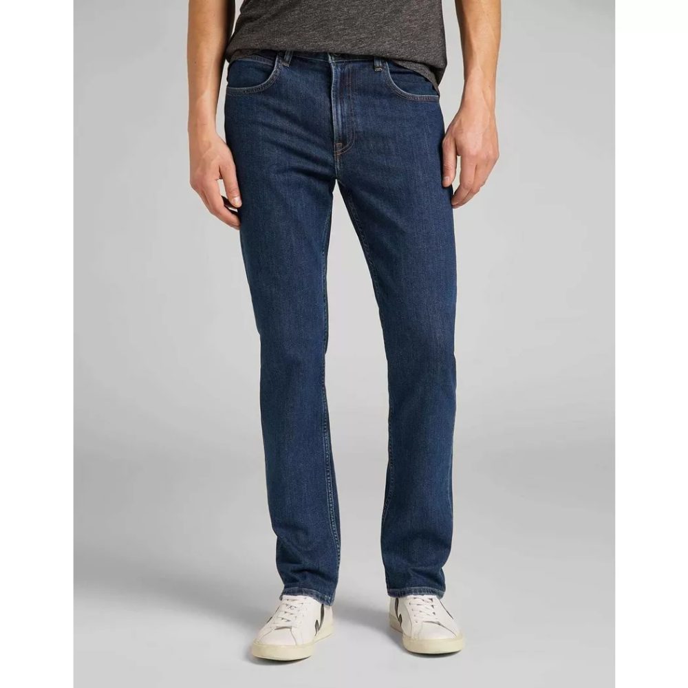 Lee Brooklyn Jeans Straight Fit dark stonewash