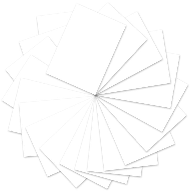 URSUS Tonzeichenpapier A4 2174600 130g, weiss 100 Blatt