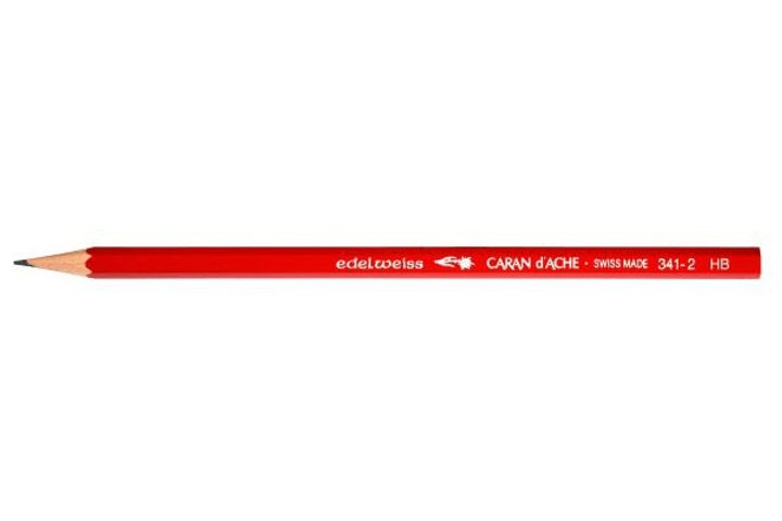 CARAN d'A Schulbleistift Edelweiss HB 341.272 rot