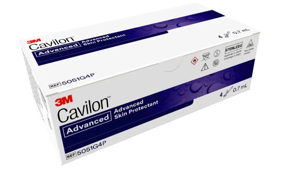 3M Cavilon Advanced Hochleistungsfähiger Hautschutz Applikator 4 x 0.7 ml