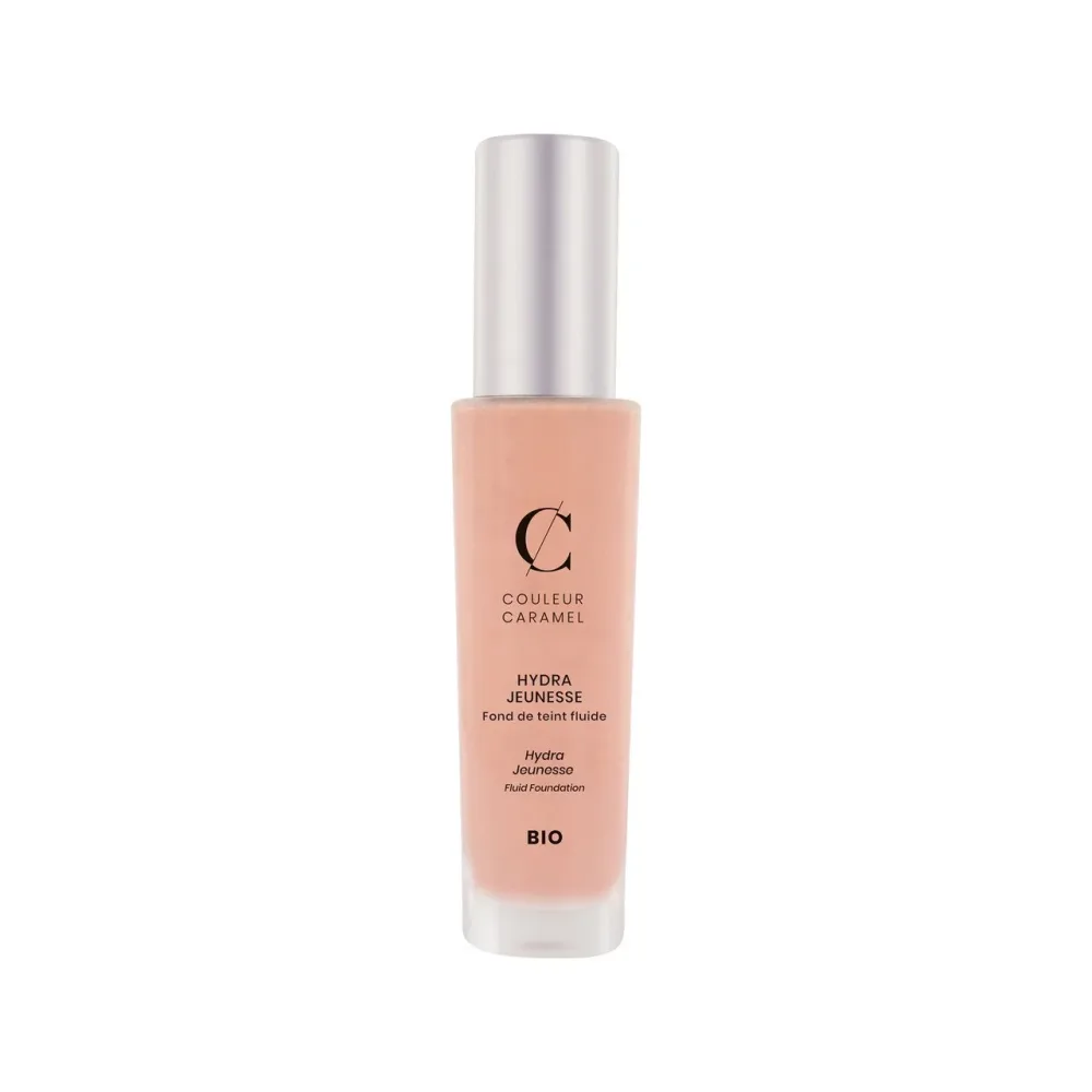 COULEUR CARAMEL Hydra Jeunesse, BIO Flüssig-Make-up Rosy Beige 422 (30ml)