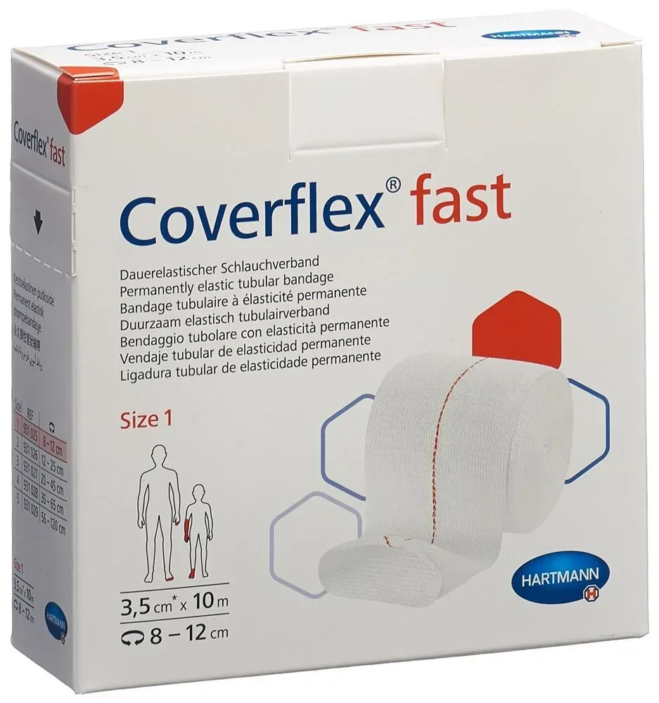 Coverflex fast Gr1 10mx3.5cm rot
