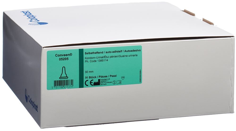 Conveen Kondom Urinal selbsthaftend 30mm (30 Stk)