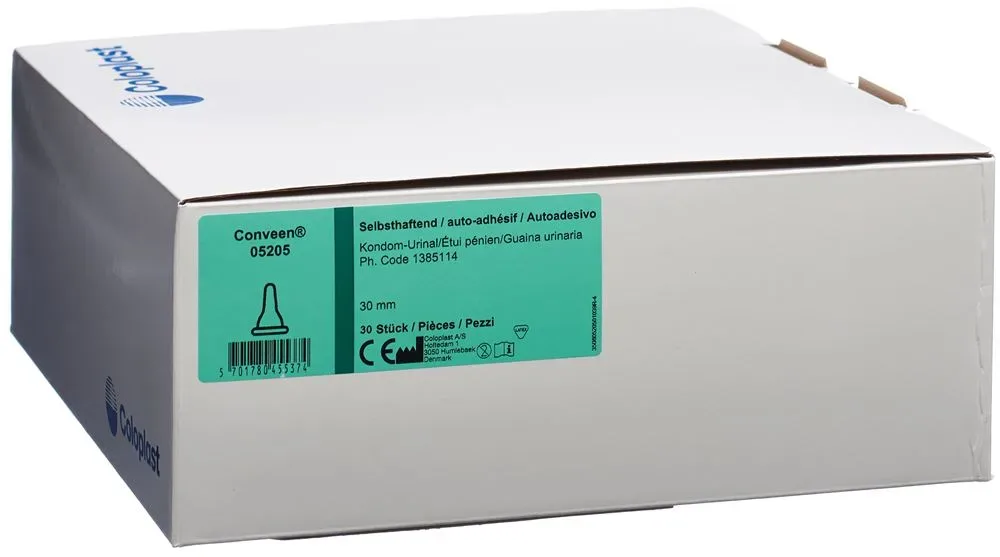 Conveen Kondom Urinal selbsthaftend 30mm (30 Stk)