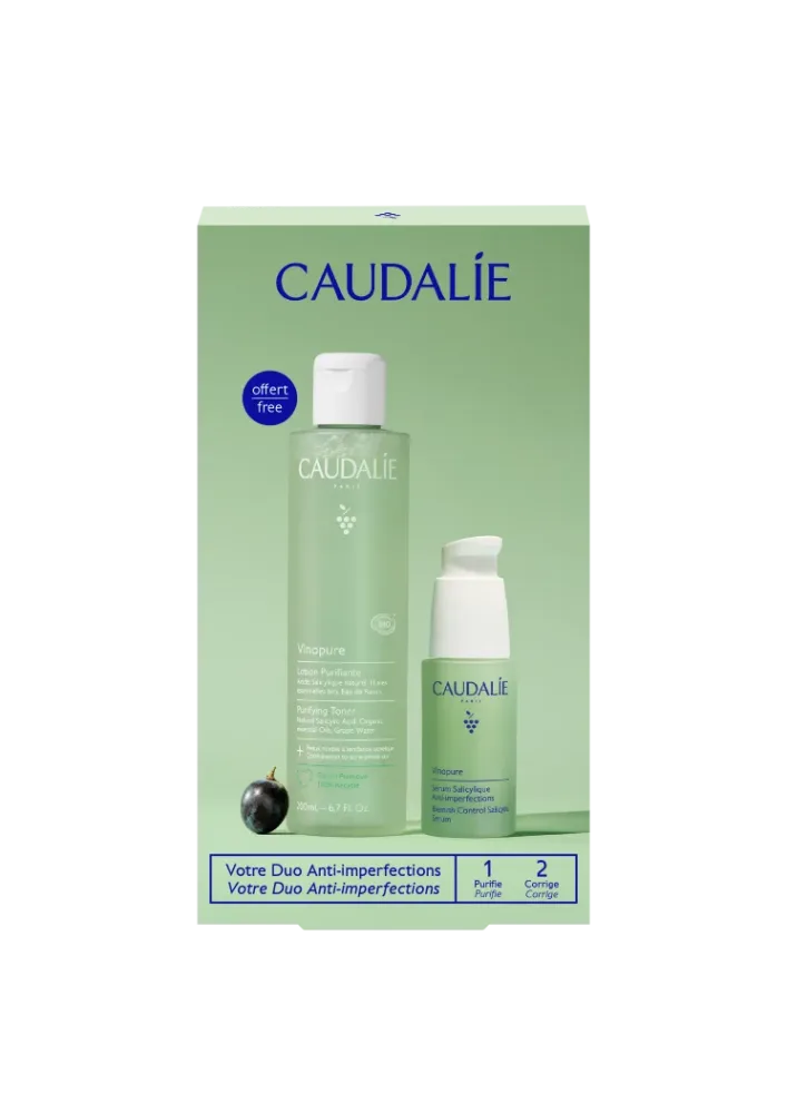 Caudalie Vinopure Serum & Toner 2026 Gesichtspflegesets 1 ct