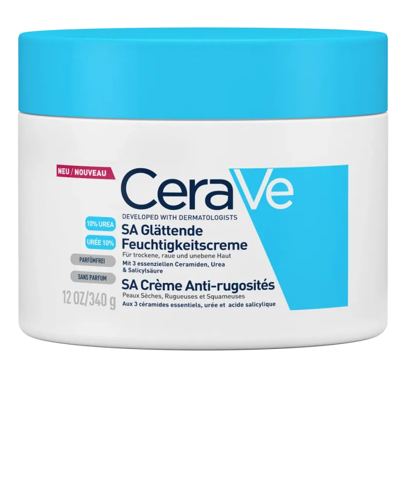 CeraVe - SA Urea Glättende Feuchtigkeitscreme, 340  g