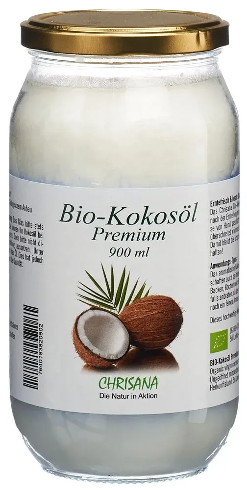 CHRISANA Bio-Kokosöl Premium (900ml)
