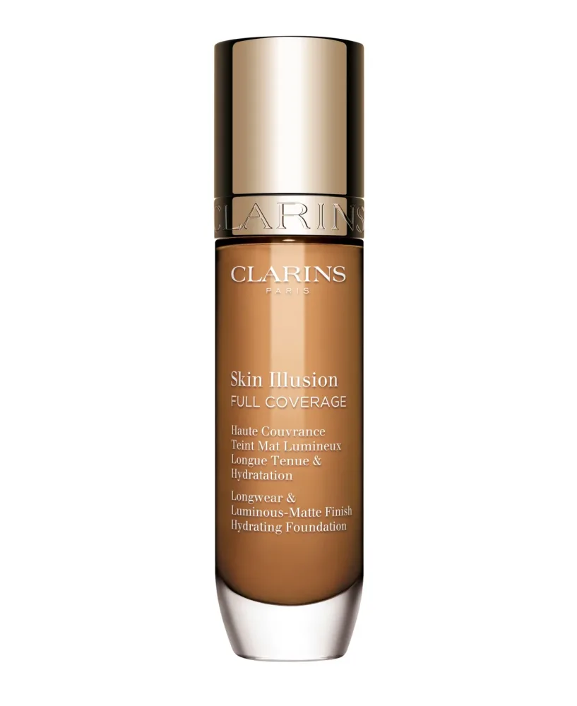 Clarins - Skin Illusion Full Coverage - Foundation mit hoher Deckkraft & mattem Finish für das Gesicht, 30 ml
