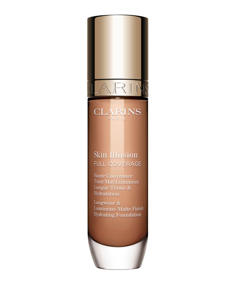Clarins - Skin Illusion Full Coverage - Foundation mit hoher Deckkraft & mattem Finish für das Gesicht, 30 ml