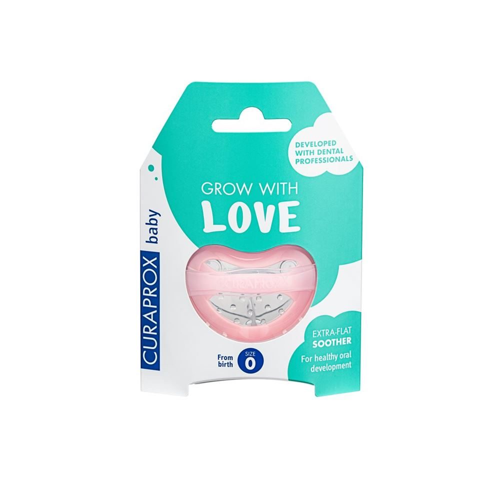 Curaprox Baby Schnuller Grösse 0 rosa