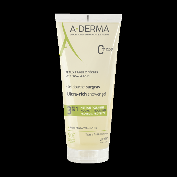 A-Derma Duschgel rückfettend 200 ml