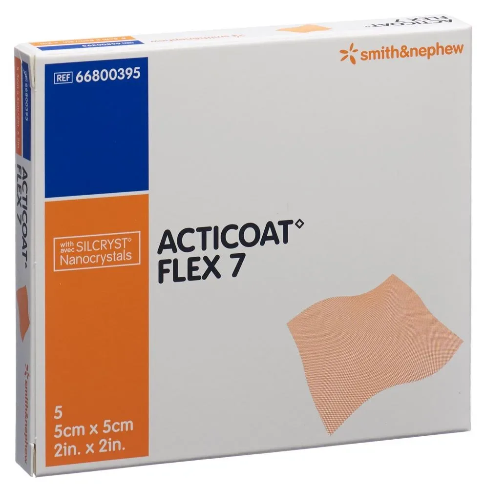 Acticoat Flex 7 Wundverband 5x5cm 5 Stk