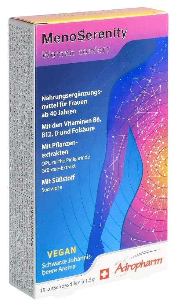 Adropharm MenoSerenity schwarze Johannisbeere (15 Stk)