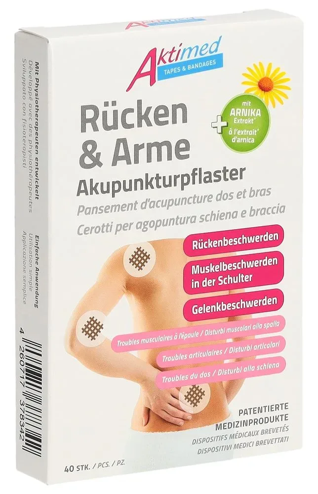 Aktimed Akupunkturpflaster Rücken & Arme 40 Stk