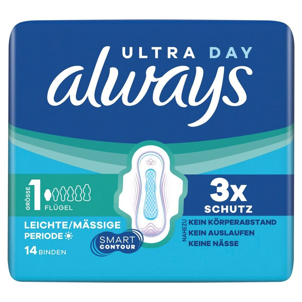Always - Ultra Day Damenbinden Normal (Grösse 1), 14 Stück