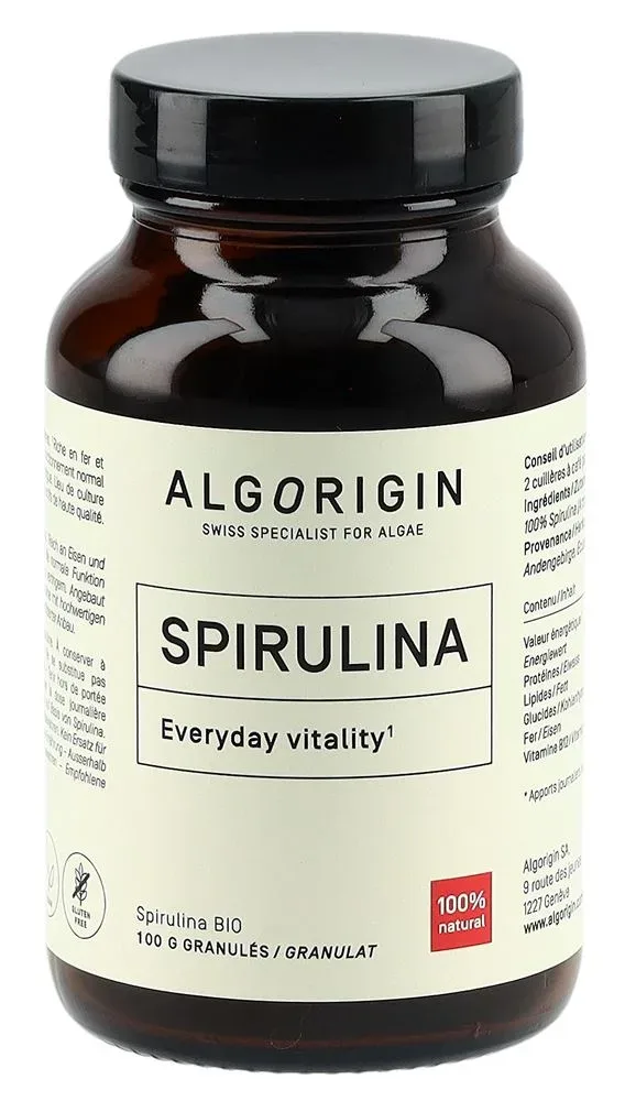 Algorigin Spirulina Bio ? Granulat für tägliche Vitalität
