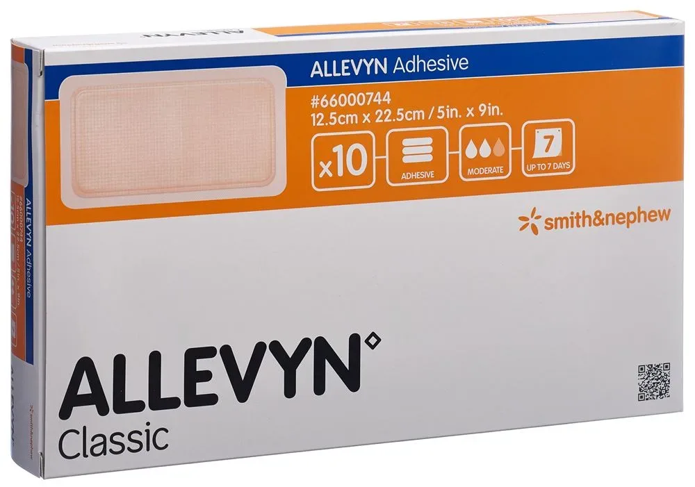 Allevyn Adhesive Wundverband 12.5x22.5cm 10 Stk