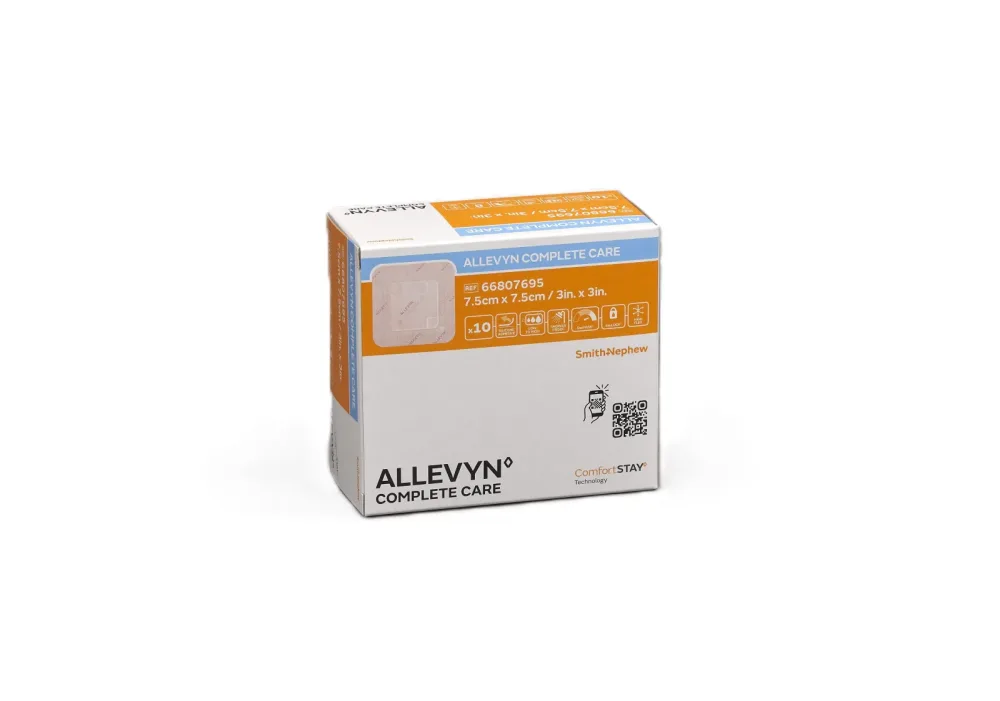 Allevyn Complete Care Silikon Schaumverband 7.5x7.5cm 10 Stk