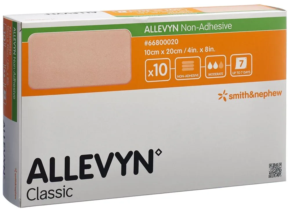 Allevyn Non-Adhesive Wundverband 10x20cm 10 Stk