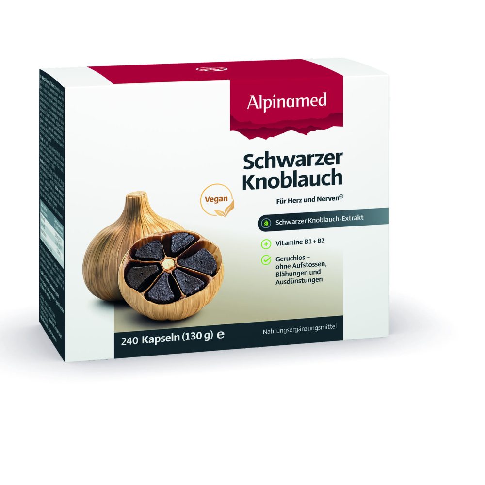 Alpinamed Schwarzer Knoblauch Kapseln (240 Stk)