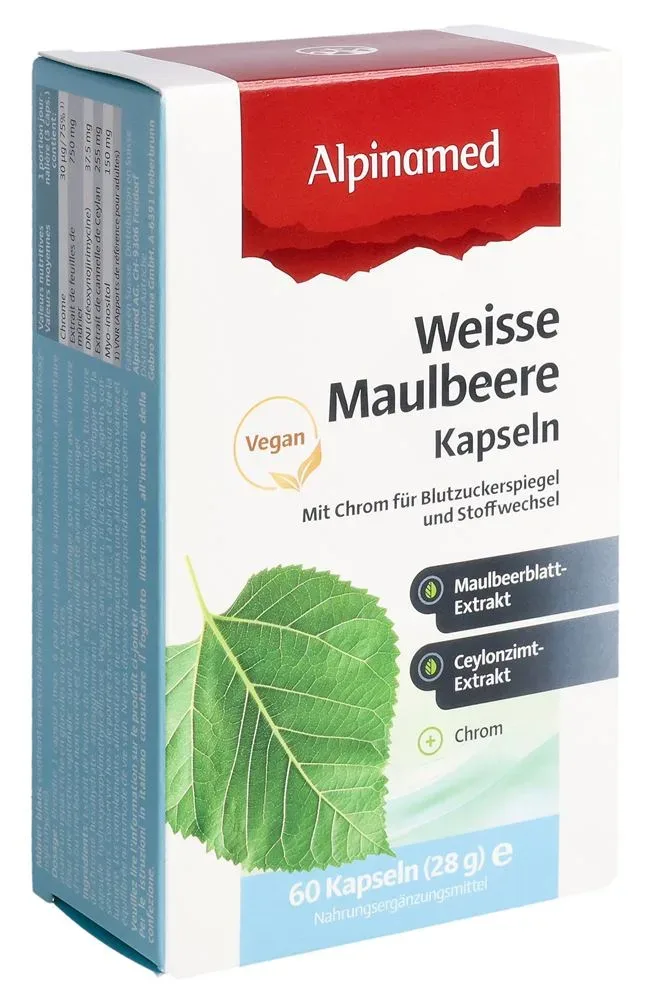 Alpinamed Weisse Maulbeere Kapseln (60 Stk)