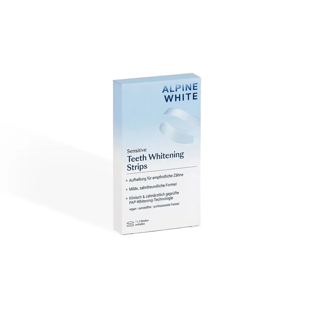 ALPINE WHITE Whitening Strips Sensitive f 7 Anwend