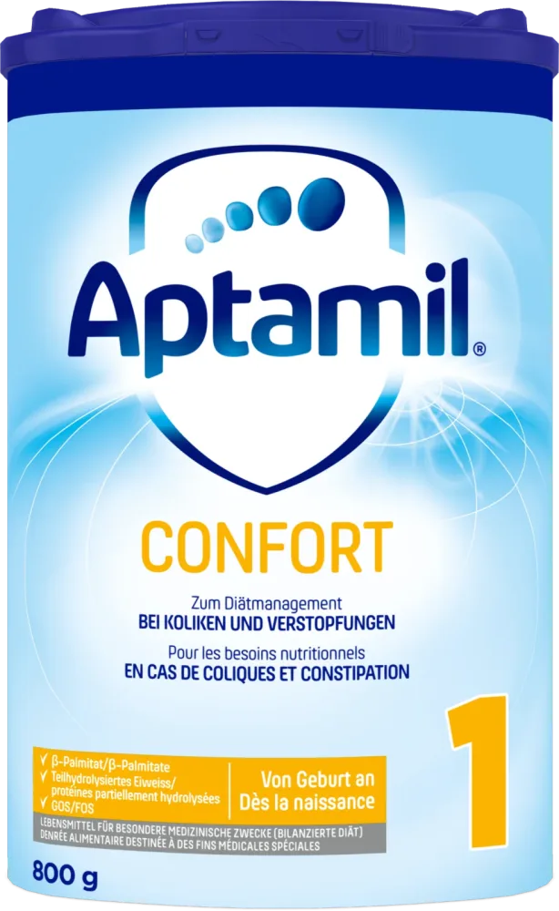 Aptamil Confort Säuglingsmilchnahrung 1 (800g)