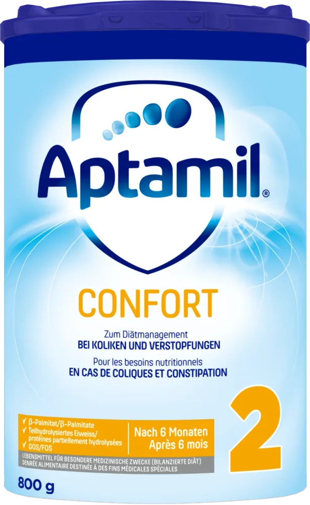 Aptamil Confort Säuglingsmilchnahrung 2 (800g)