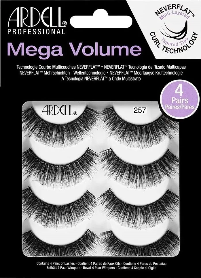 Ardell - Künstliche Wimpern Multipack, Mega Volume257, 4 Paar
