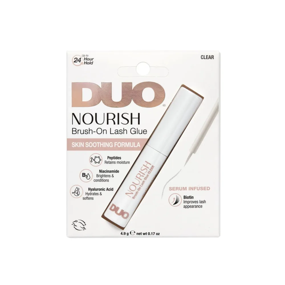 Ardell Nourish Brush-On Lash Glue Clear Duo Box 4.9 g
