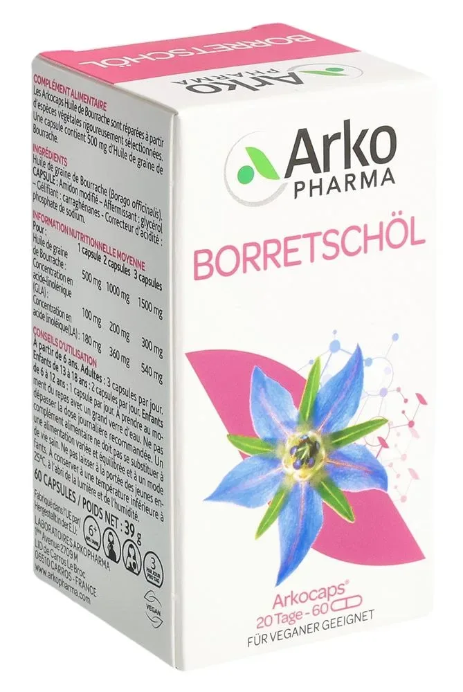 ARKOCAPS Borretschöl Kapseln (60 Stk)