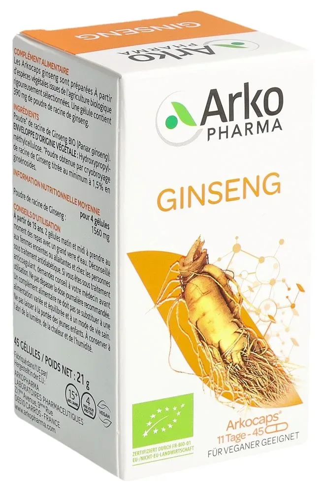ARKOCAPS Ginseng Kapseln (45 Stk)