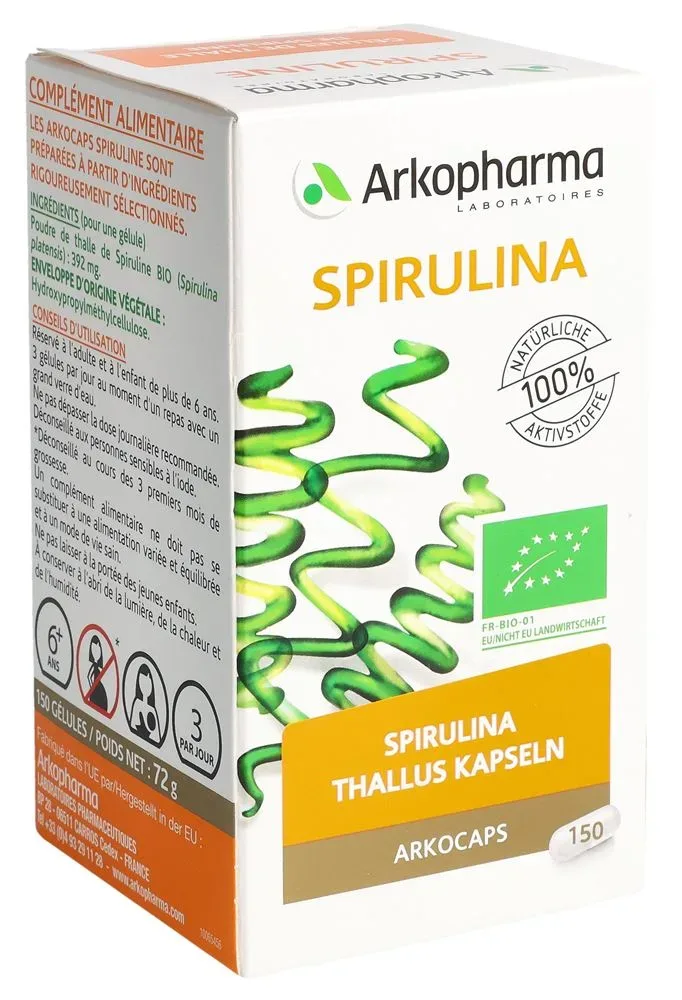 ARKOCAPS Spirulina Kapseln (150 Stk)