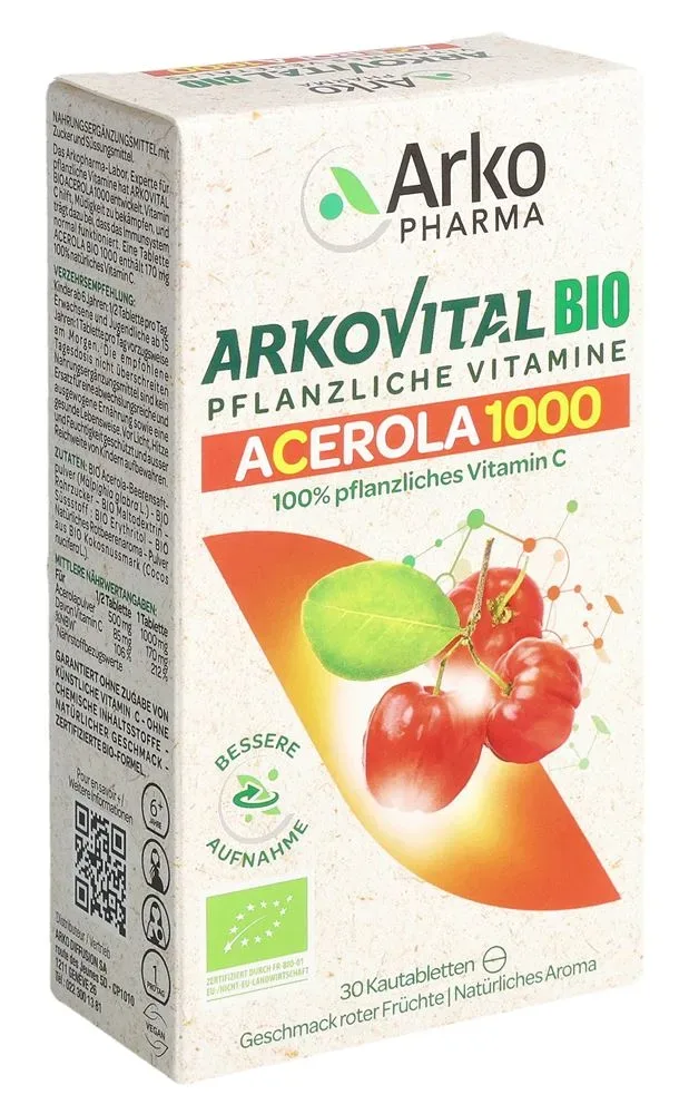 ARKOVITAL Acerola 1000 Bio Tabletten (30 Stk)