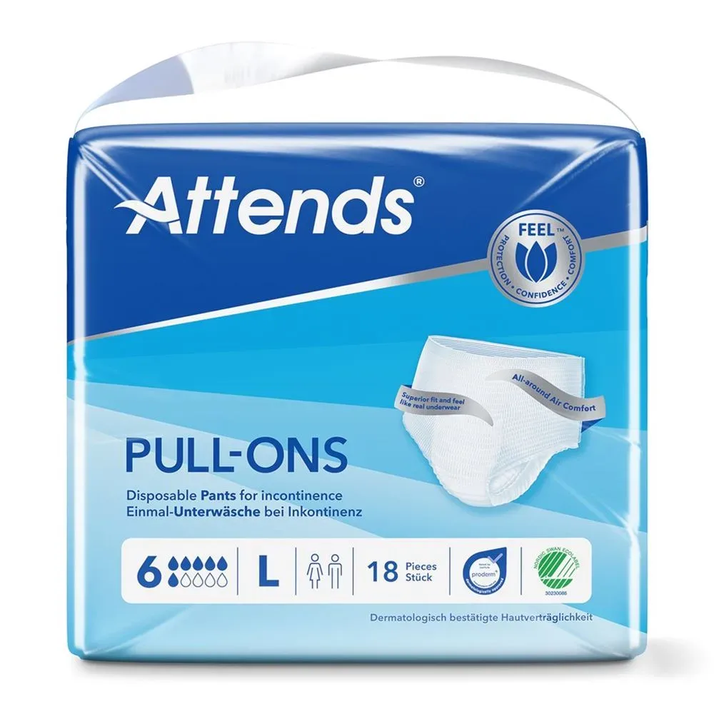 Attends Pull Ons 6 L (18 Stk)