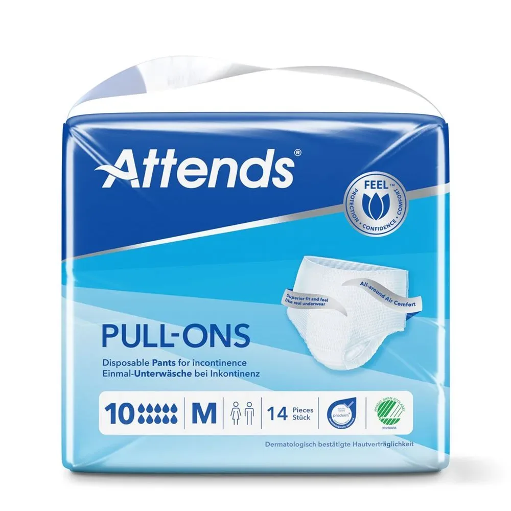 Attends Pull Ons 10 Pants M (14 Stk)