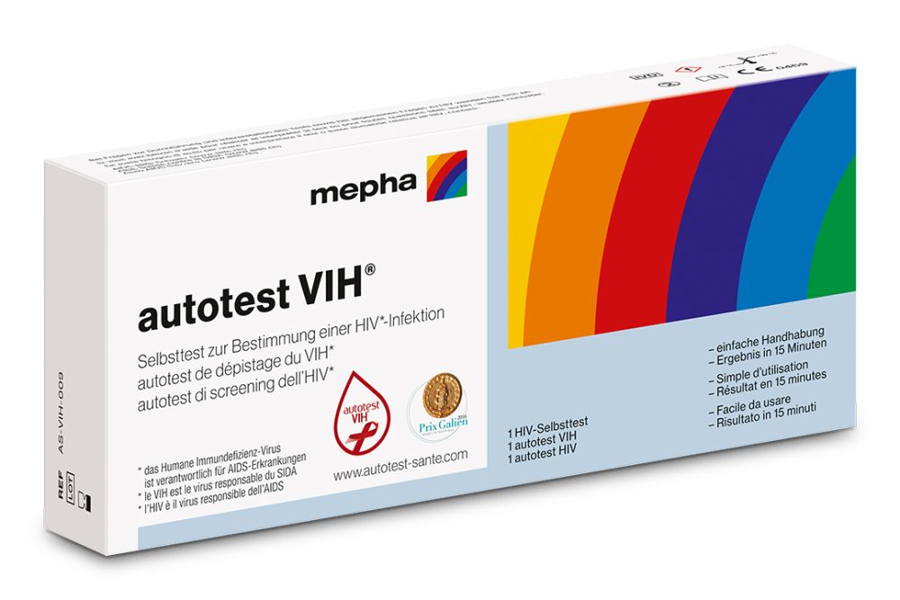 mepha Autotest VIH zur Bestimmung einer HIV-Infektion (1 Stk)