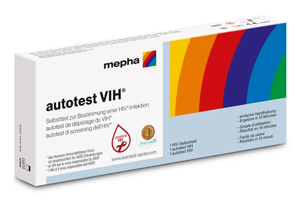 mepha Autotest VIH zur Bestimmung einer HIV-Infektion (1 Stk)