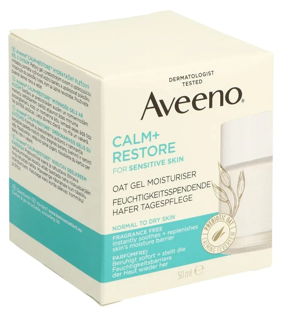 Aveeno Calm+Restore Hafergel-Feuchtigkeitscreme (50ml)