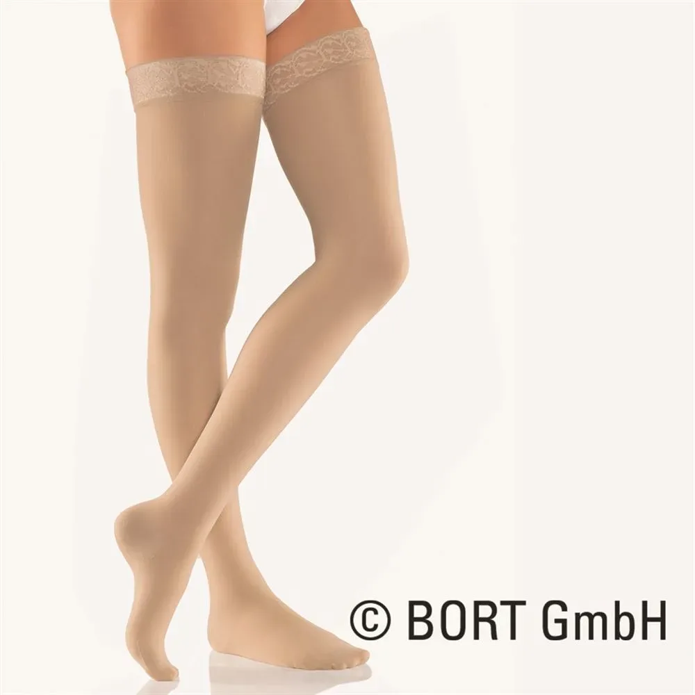 Bort Trend AG Kkl2 7 geschlossene Spitze normal beige Spitzenhaftband 1 Paar