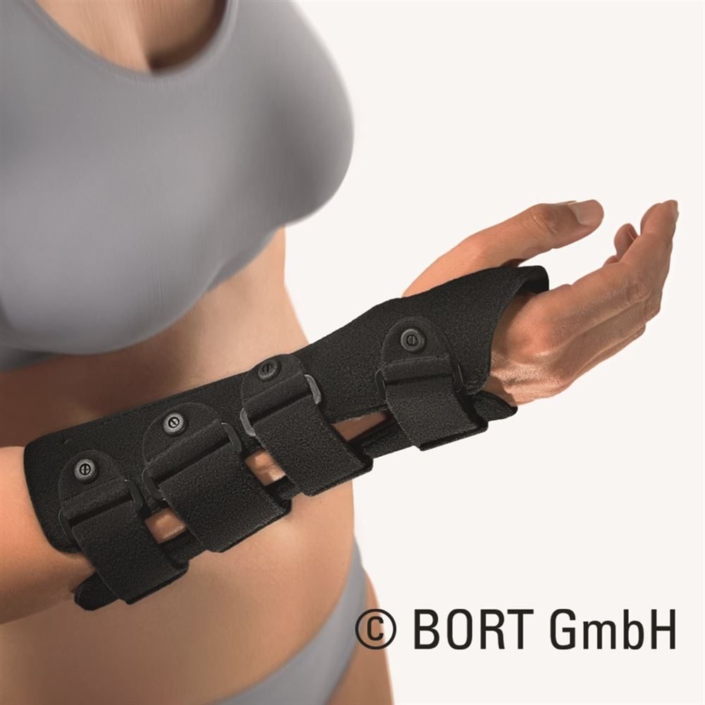 bort Unterarm-Handorthese XS links schwarz (1 Stück)