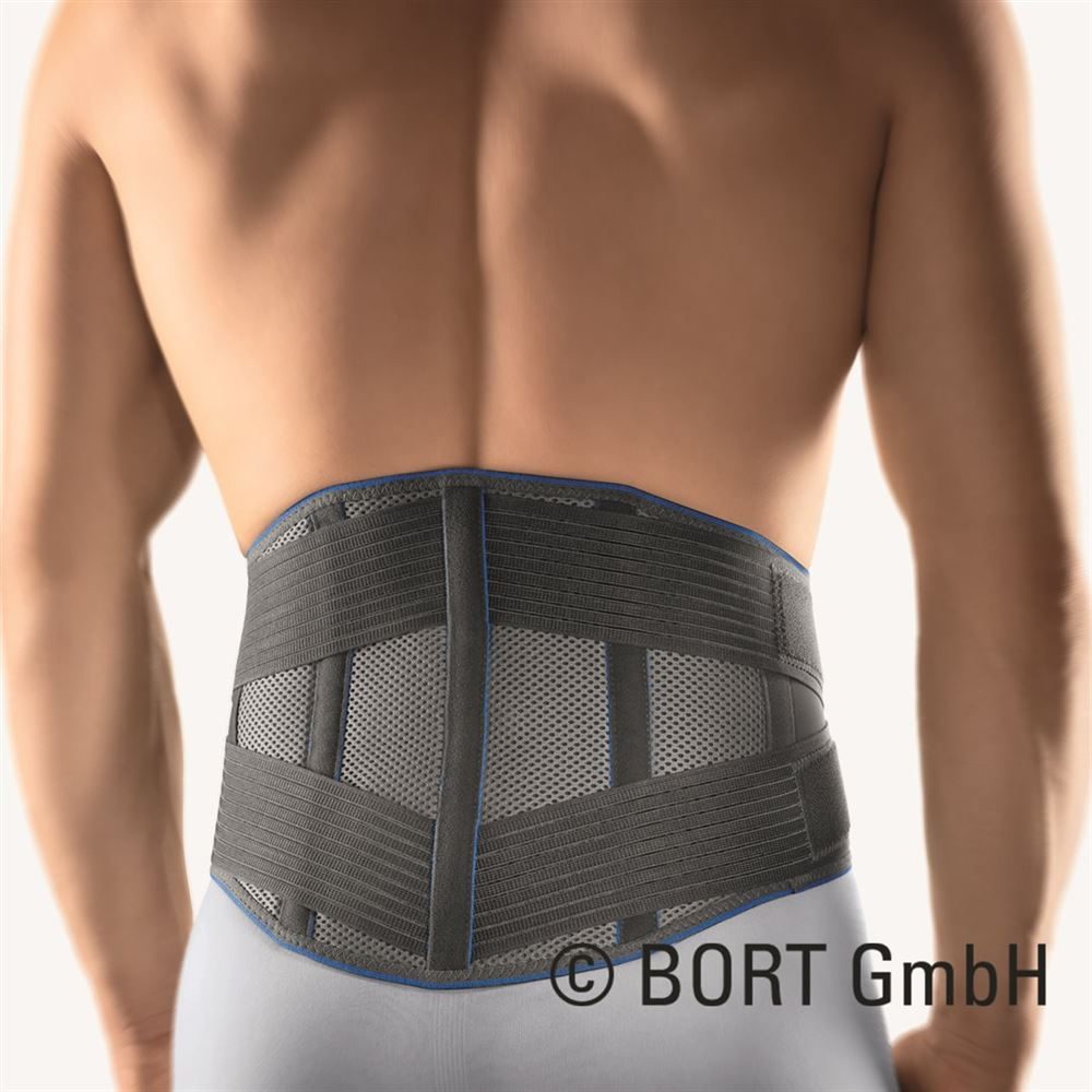 Bort Vario Rückenbandage mit Pelotte M grau