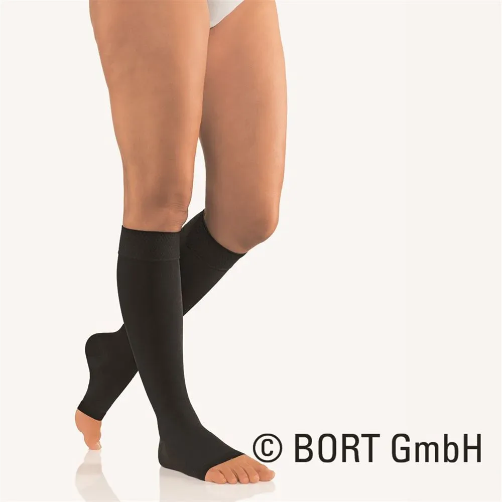 Bort Vital AD Kkl2 5 offene Spitze normal schwarz Trikotrand 1 Paar