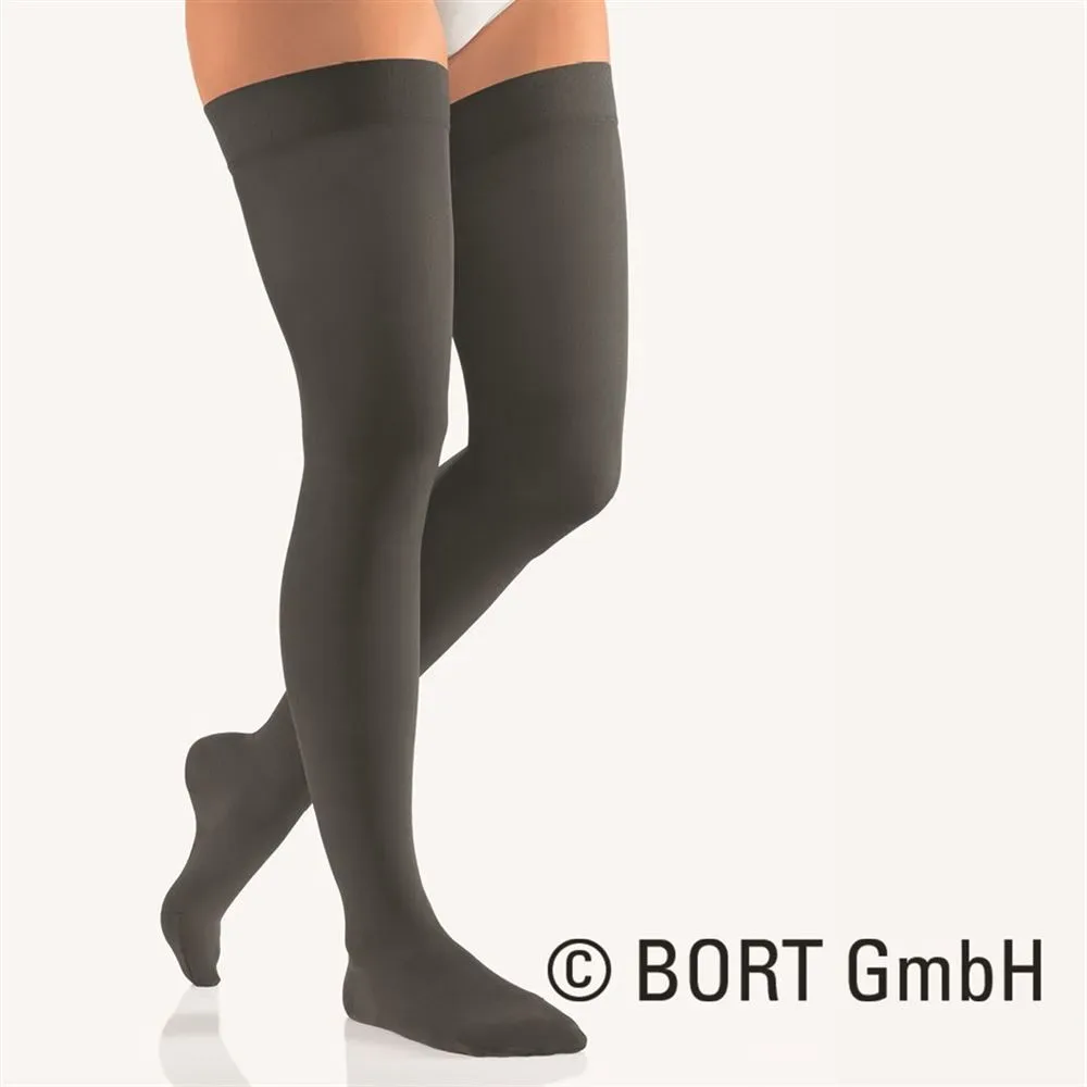 Bort Vital AG Kkl2 5 geschlossene Spitze weit-normal anthrazit Noppenhaftband 1 Paar