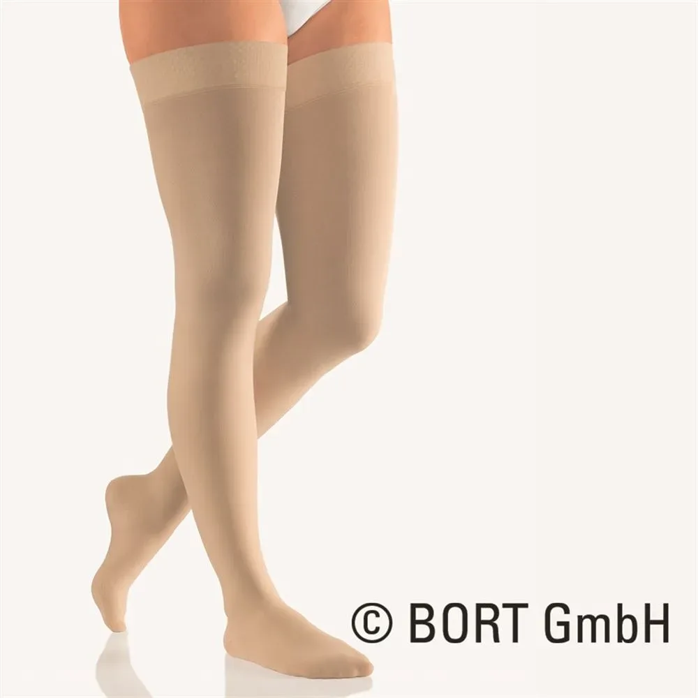 Bort Vital AG Kkl2 7 geschlossene Spitze weit-kurz beige Noppenhaftband 1 Paar